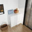 Armoire de rangement autoportante pour salle de bain, portes à fermeture douce, blanc brillant, contreplaqué, emballage KD, combinaison de 12 po x 3 po (convient à la salle de bain, à la cuisine, à la salle d'étude)