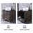 72.4'' Double Bathroom Vanity with Glass Top with Mirror