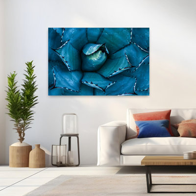 Art mural contemporain abstrait Maguey II