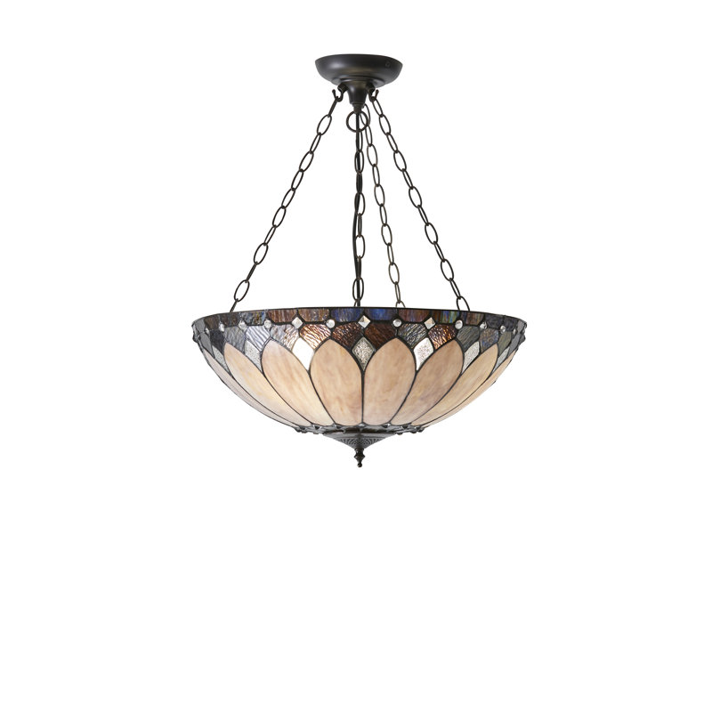 Pierceton 3 - Light Bronze Bowl Pendant