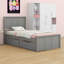 Structure de lit simple avec 2 tiroirs de rangement, cadres de lit simple-1421958243