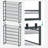 12 Tier Metal Shoe Rack, with Adjustable Flat or Angled Shelves, Set of 2, 6-Tier Stackable Shelf-913202058