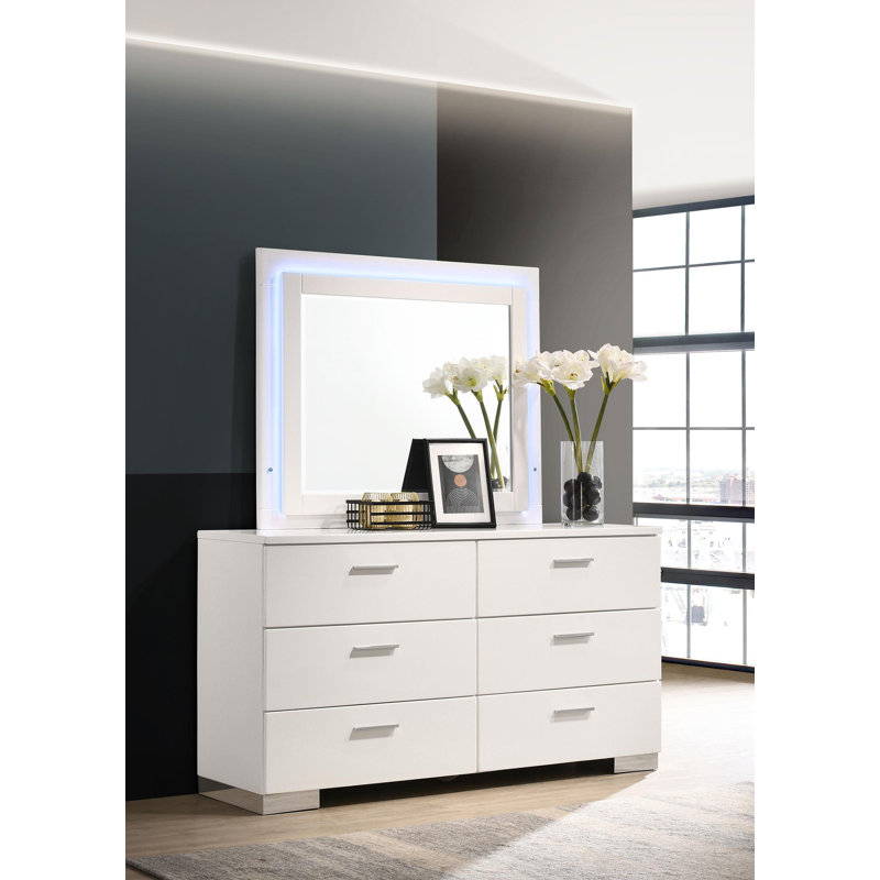 Miroir de commode Burkart Tansey