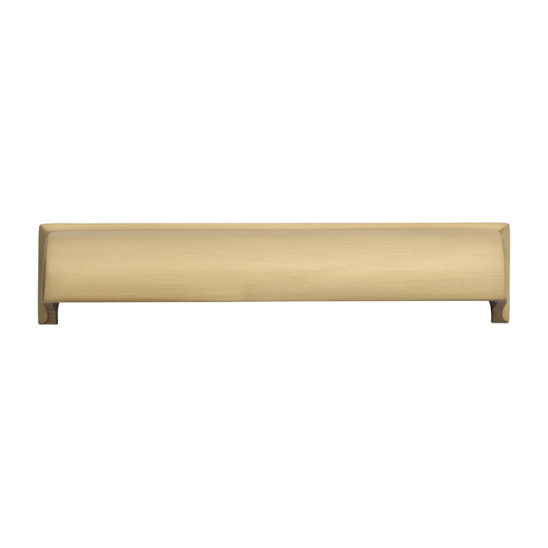 Parkview Cup / Bin Pull, 3", Satin Brass