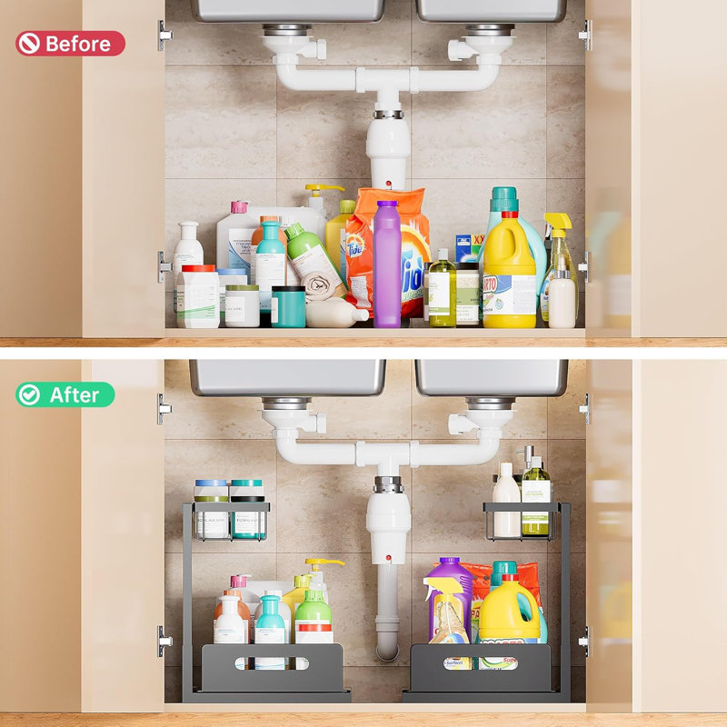 Slide Out Cabinet Organizer