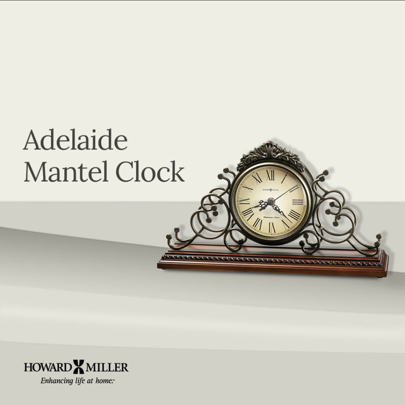Adelaide Chiming Quartz Mantel Clock