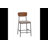 Bridgestone Upholstered Counter Stool with Metal Frame-1482371583