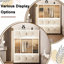 Portable Expandable Wardrobe Closet With Magnetic Doors, Multiple Cubes, Hanging Rod And Hangers For Efficient Clothes Storage