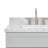 Hamlet 31'' Single Bathroom Vanity with Carrara Marble Top-70317115