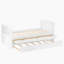 Lit plateforme en bois massif Kinnelon avec tiroirs et lit gigogne-921344906