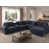 Chenille bleu foncé