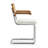 Boucle Low Rattan Back Arm Chair-93021589