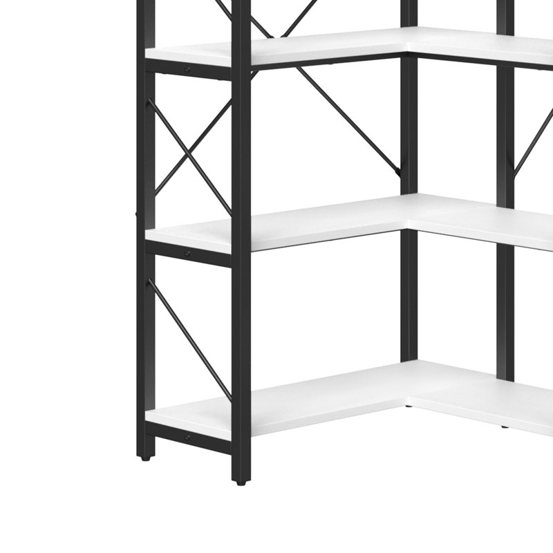 Bibliothèque Sylvianne, Blanc / noir