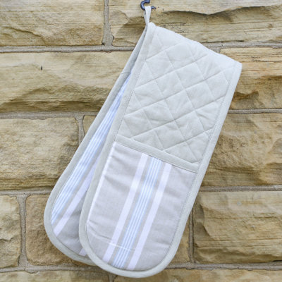 Brambly Cottage Larra Striped Cotton Oven Mitt