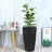 Tall Faux Planters In - Large Outdoor Indoor Pots With Water Level Monitor And Automatic Watering, Great For Garden, Patio, Backyard 22 Inch Black Of 2 Watering Monitor, Suitable Gardens, Porch-1767257048