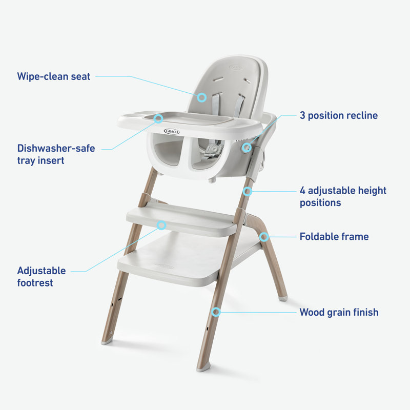 Graco® EveryStep Slim 6-in-1 Highchair, Misty
