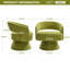 Upholstered Swivel Armchair-2037472830