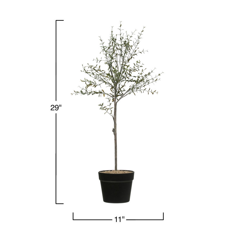Topiaire de thym artificiel 29 po en pot
