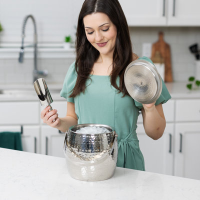 Seau à glace en acier inoxydable Davani