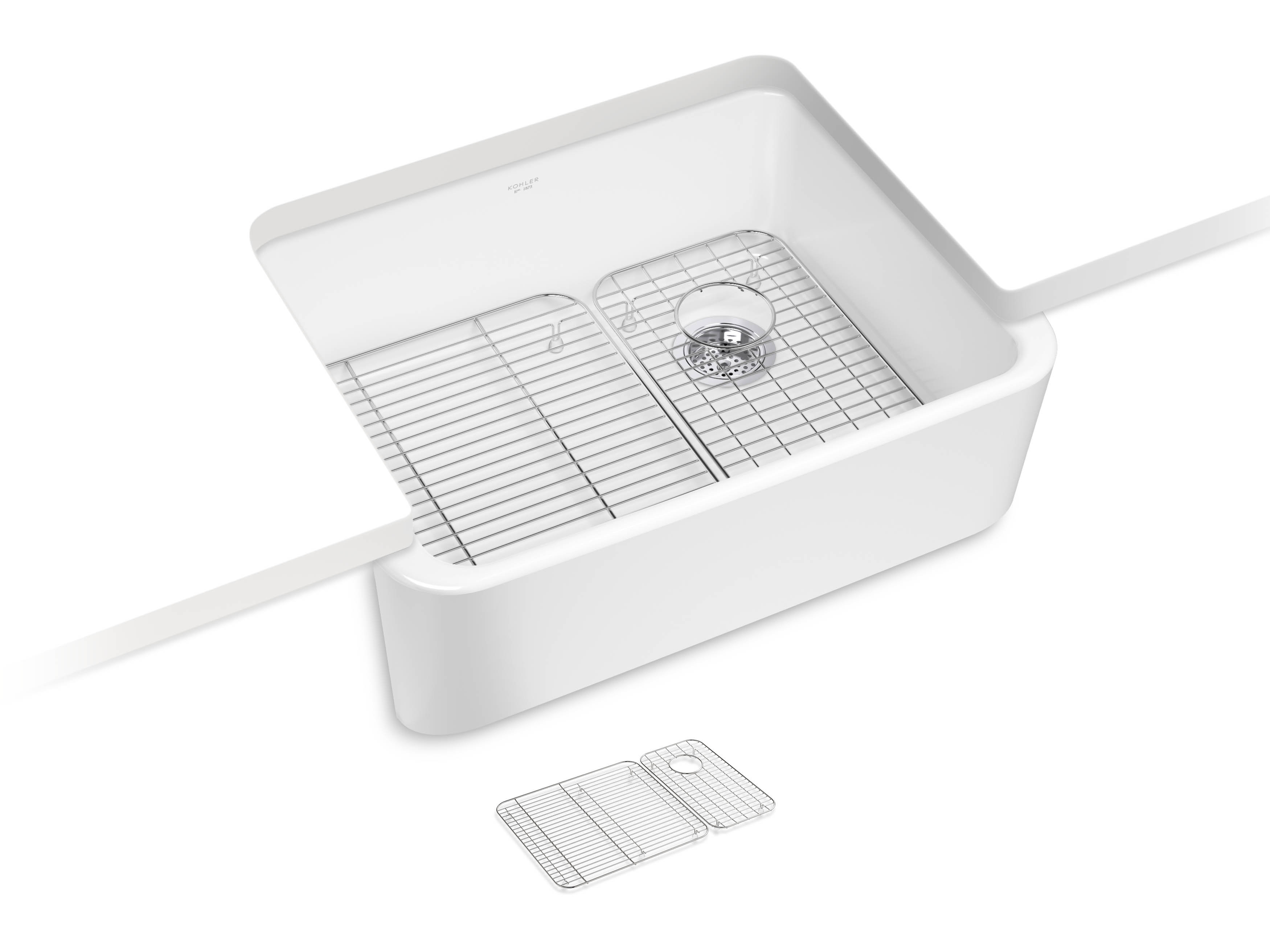 Kohler Ironridge Stainless Steel Sink Racks For 30 In. Ironridge Single ...