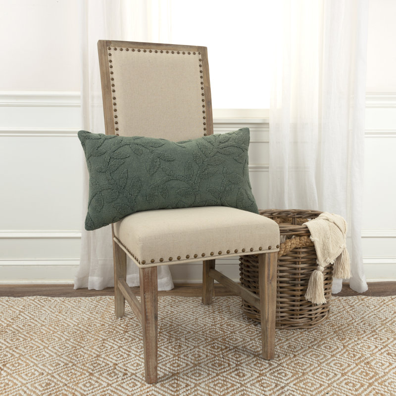 Housse et insert de coussin 100% coton Bess, Vert