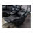 BLACK LEATHER SECTIONAL
