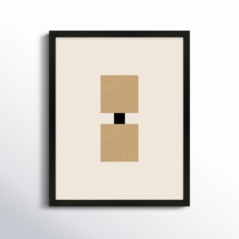 Column 2 Print by Eleni Psyllaki For Paradissi Digital Art, Black Framed, 20" H x 16" W  x 1.25" D