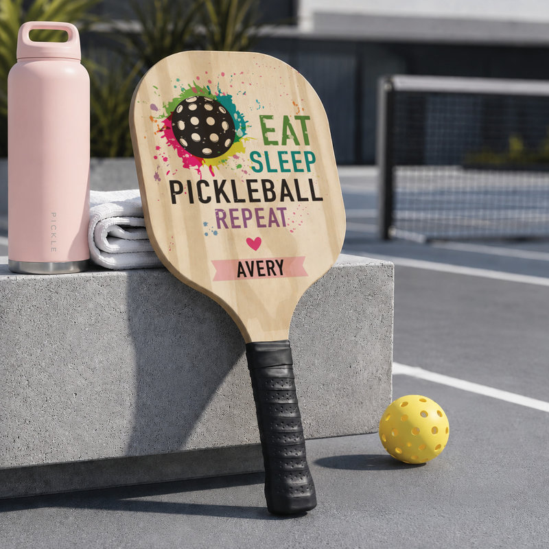 Eat Sleep Pickleball Paddle