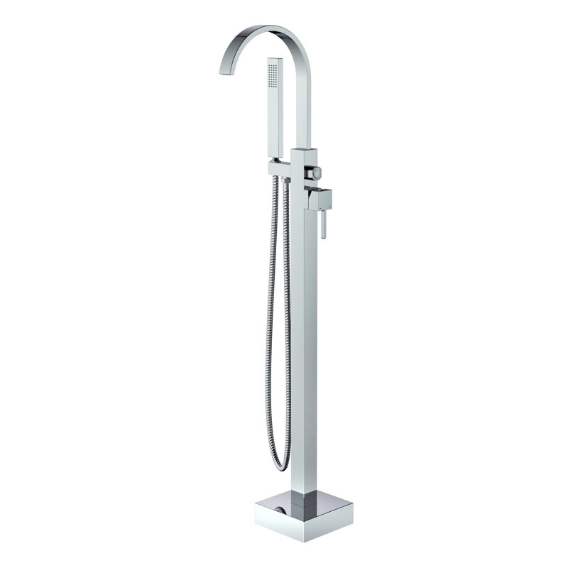 Saket Floor Tub Spout with Diverter