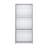 Note 47" Tall Three-Tier Ladder Bookcase Black-1884173360