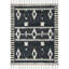 Tapis gris anthracite en laine / coton noué à la main Bakerhill-33000735
