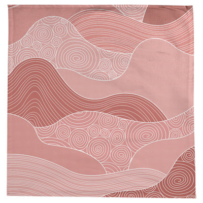 Nappe ondulations à la main Leffel