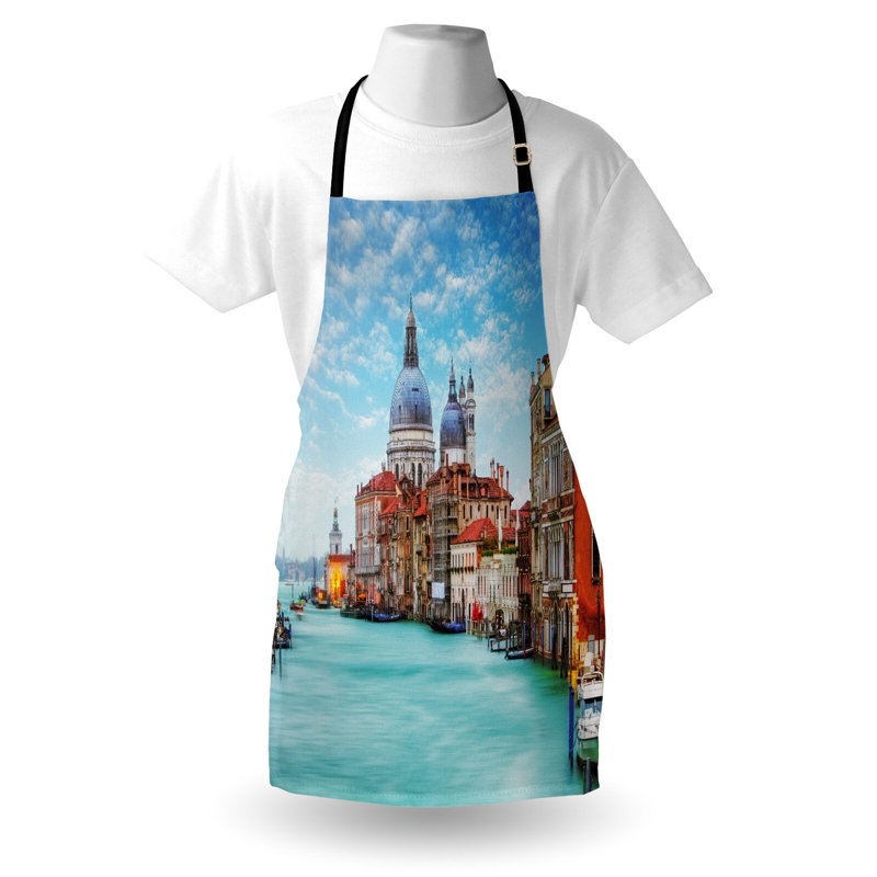 No Pattern Bib Apron