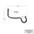 Metal Weather Resistant Hook Plant Stand