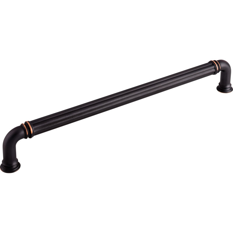 Reeded 12" Center to Center Appliance Pull, Umbrio, 12" Center to Center
