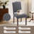  Upholstered Parsons Dining Chairs, Linen Side Chair-1573700345