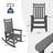 Wolak HDPE Rocking Adirondack Chair-1630254656