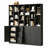 71" Tall Bookcase With 2 Doors And 3 Drawers, 31.5" Wide Bookshelf With 4 Adjustable Shelves For Study-2032792722
