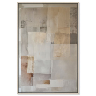 Dustveil (II) Canvas Abstract Print by Oliver Gal, Black Frame, 10 x 15