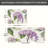Purple Hydrangea Blooms, Kitchen Mats 2-Piece