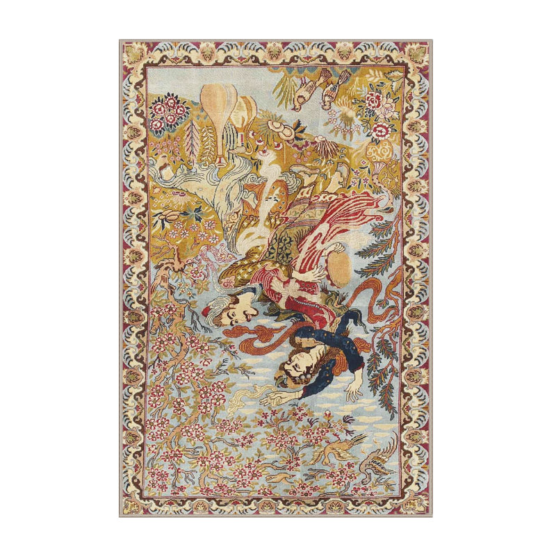 Chlorene Oriental Indoor Rug, Rectangle 5' x 7'