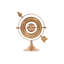 Sculpture en laiton Stanchfield Armillary