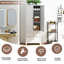 72" H Metal Pantry Cabinet With 2 Doors And 2 Drawers - Multi-Use for Kitchen, Living Room, Bedroom