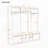 79.1"Wide Modern Hall Tree with Shoe Storage, 8 Cubbies, 7 Coat Hooks & Adjustable Shelf