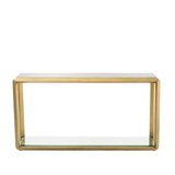 Callum 59'' W Glass Console Table