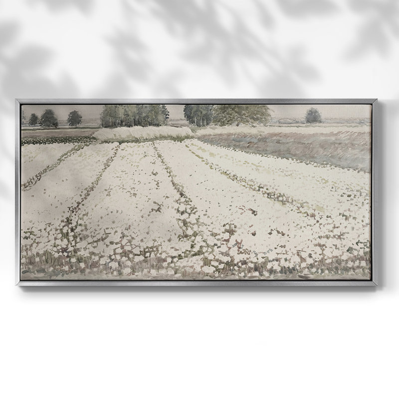 Paysage, série CC CCXXIV, toile tendue avec châssis, prête à être accrochée, H 25 po x l 49 po