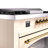 ILVE Nostalgie II Series 60 inch Dual Fuel Range with 5 Sealed Burners, Griddle, Frenchtop (Glass Door)-98196727-98196691