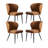 Leather Dining Chair Modern Kitchen & Makeup Chair, Side Chair With Stell Legs, Ergonomic Backrest-774896487-789646663
