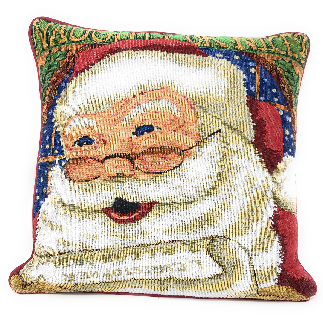 Santa Clause Throw Pillow Cover (Set of 2) DaDa Bedding