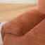 Fauteuil surdimensionné en chenille désossée - assise profonde - orange-1751376479